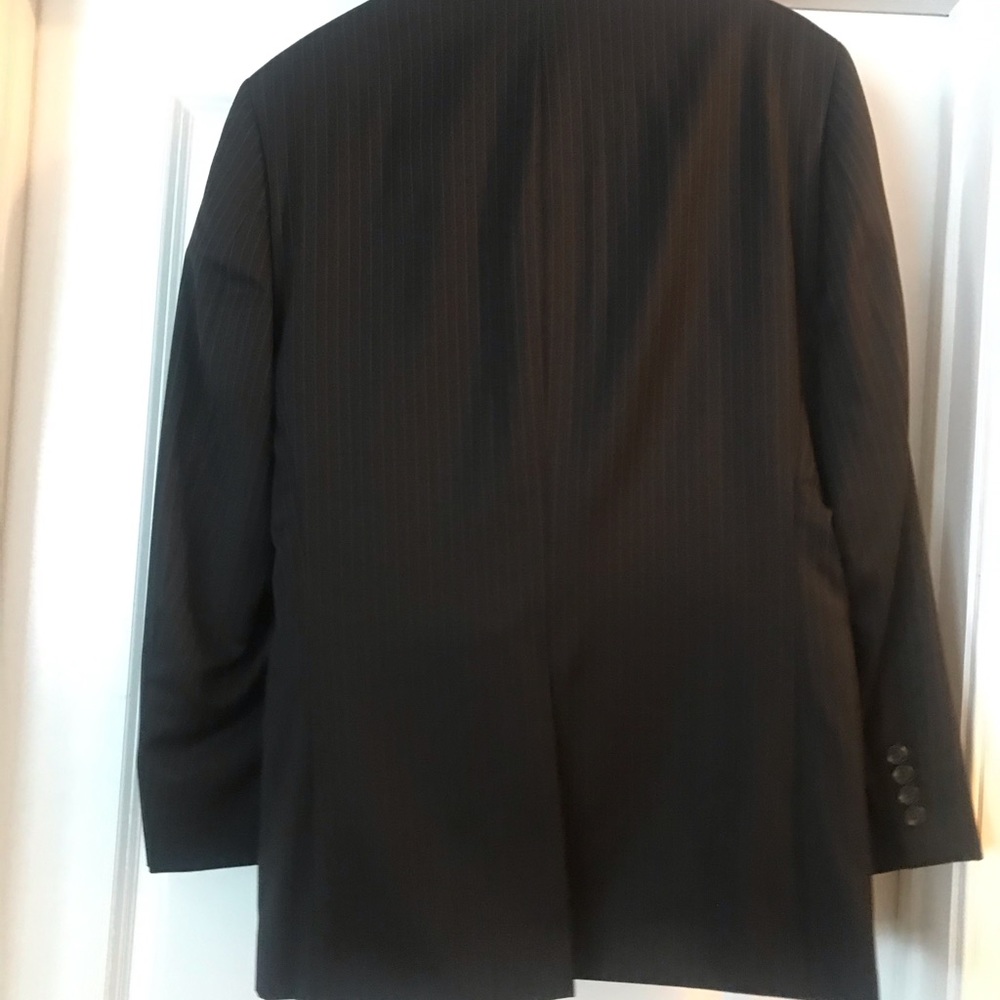 Ralph Lauren Black Pinstripe Suit/Pants is 33/32L